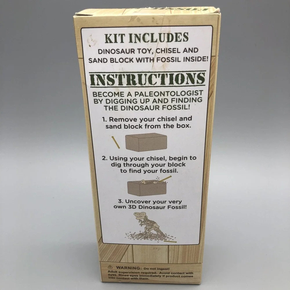 Fossil Finds Dinosaur Excavation Kit Ankylosaurus Toy Dig STEM Gift New 6+ Paleo